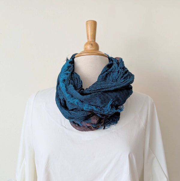 Tamaki Niime Japanese woven light cotton scarf sowa boston small business gift shop boutique