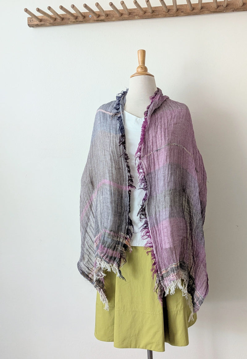 Tamaki Niime Japanese woven light cotton scarf sowa boston small business gift shop boutique