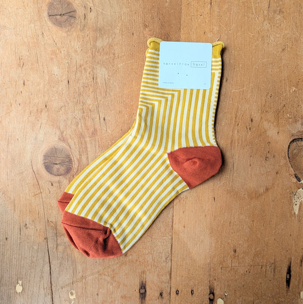 Hansel from Basel Corbusier Stripe Crew Socks shop Boston sowa boutique gift store 