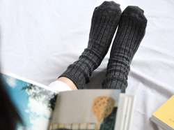 Nishiguchi Kutsuhshita  Cashmere ribbed socks shop Boston SoWa boutique gift store Japan