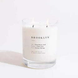 Brooklyn Candle Studio Broolyn double wick soy candle hand poured natural vegan cruelty free essential oils home fragrance NYC shop Boston sowa boutique gift store