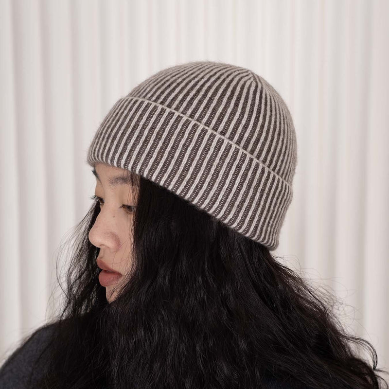 Oats & Rice cashmere striped beanie boutique shop sowa boston gift store