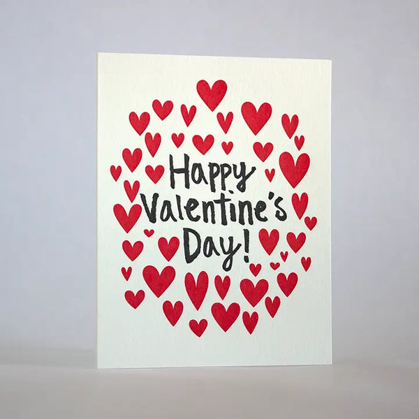 Many Hearts Valentine's Card