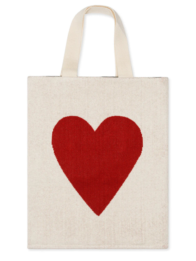 Hansel from Basel cotton love tote bag red heart shop Boston sowa boutique gift store