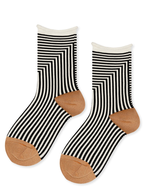 Cashmere & Merino Wool Striped Socks