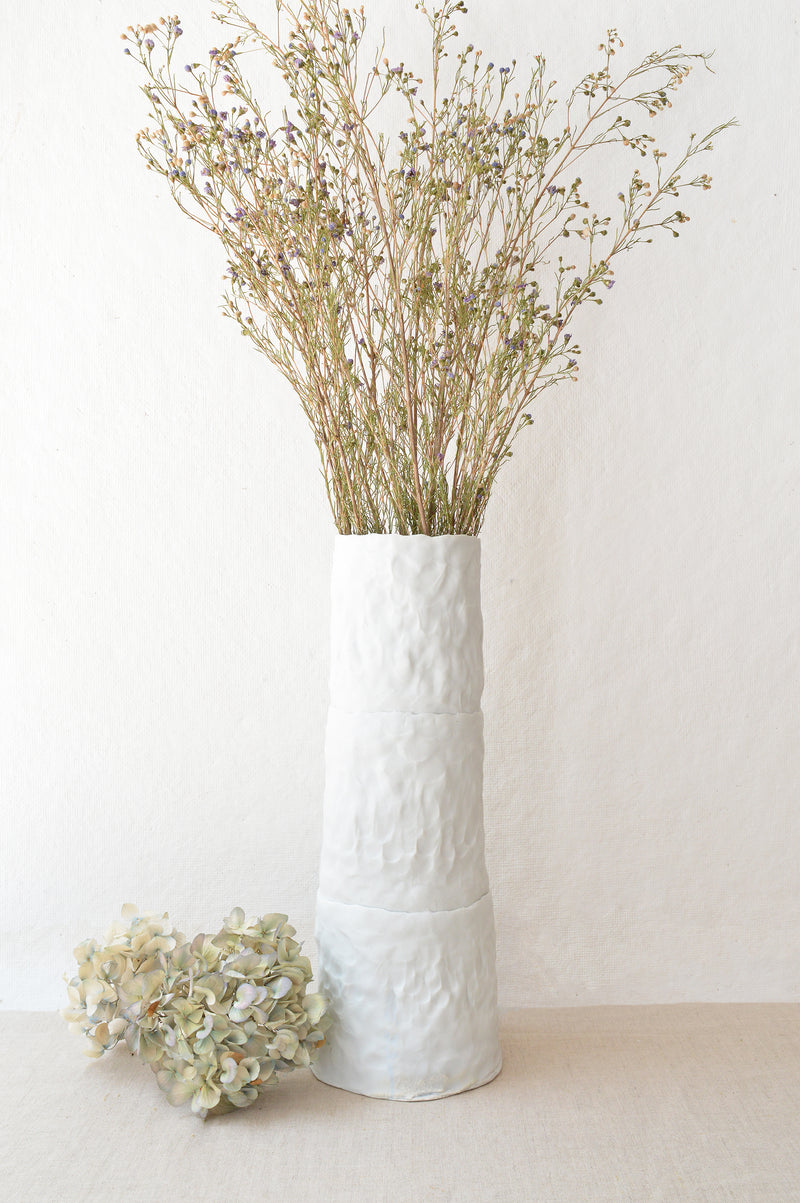 Hand-pinched Porcelain Bud Vase by Maine Potter Ingrid Bathe