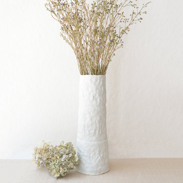 Hand-pinched Porcelain Bud Vase by Maine Potter Ingrid Bathe