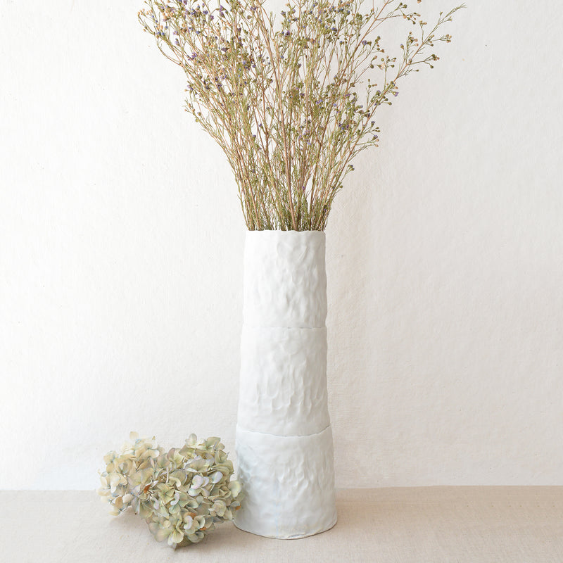 Hand-pinched Porcelain Bud Vase by Maine Potter Ingrid Bathe