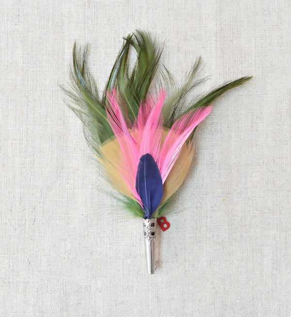 feather brooch My Bob shop boston