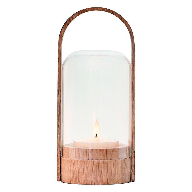 Ameico portable cordless rechargeable light Le Klint Candlelight flickering LED lamp lantern hygge Denmark oak wood shop Boston sowa gift store boutique